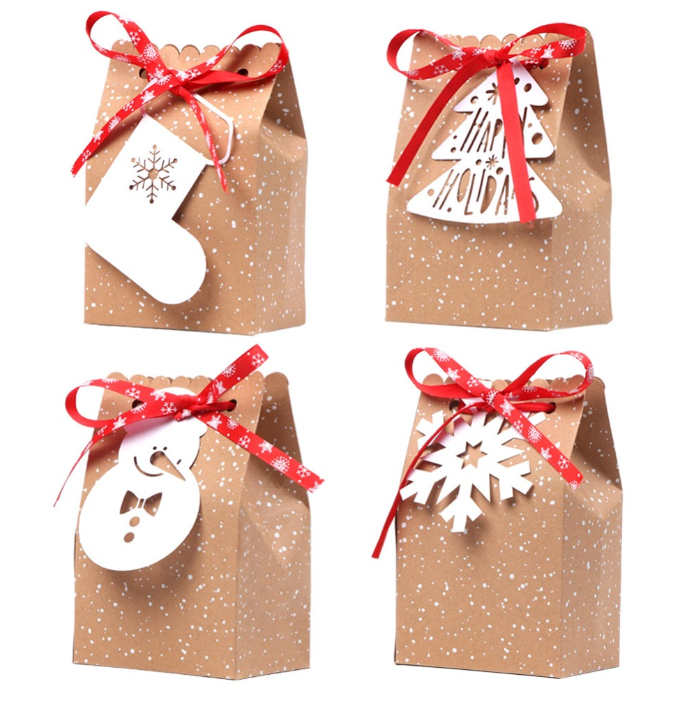 Завернуть подарок в крафтовую бумагу