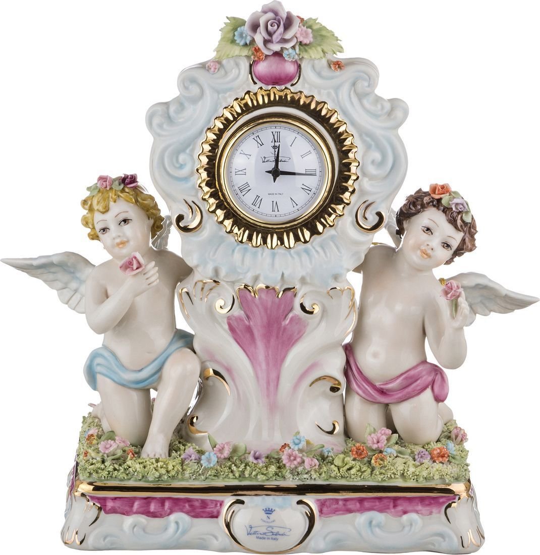 Часы фарфоровые настольные