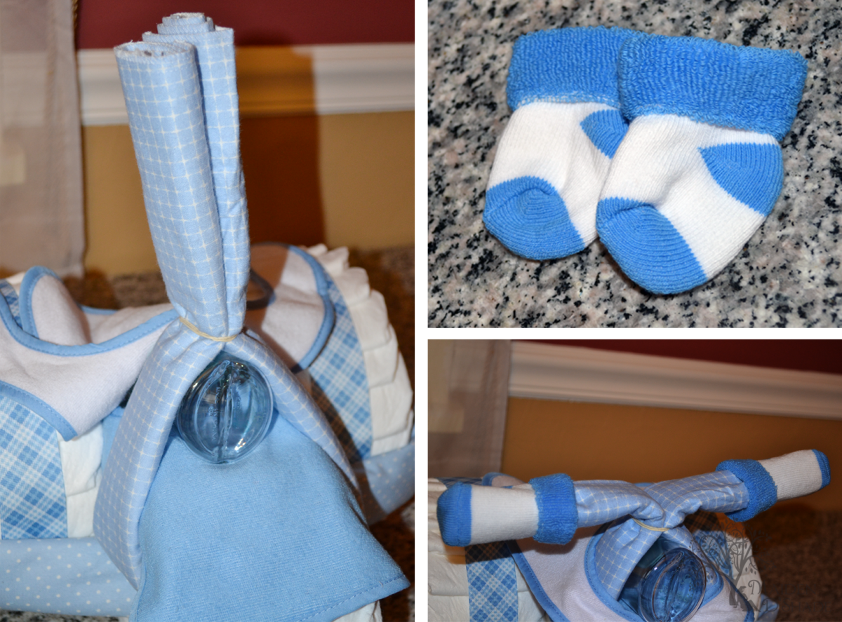 Торт из памперсов мотоцикл