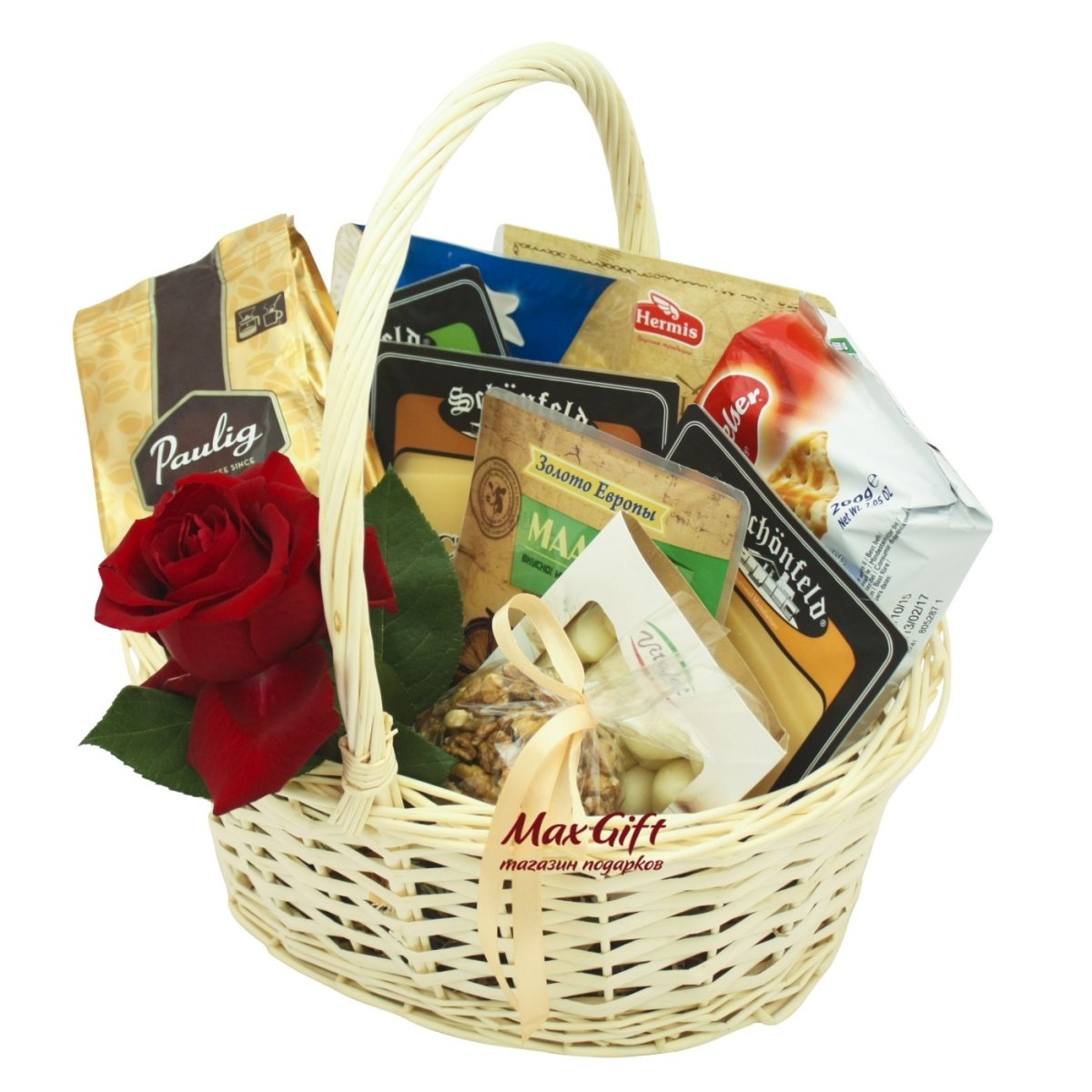 Корзины с сырами вип