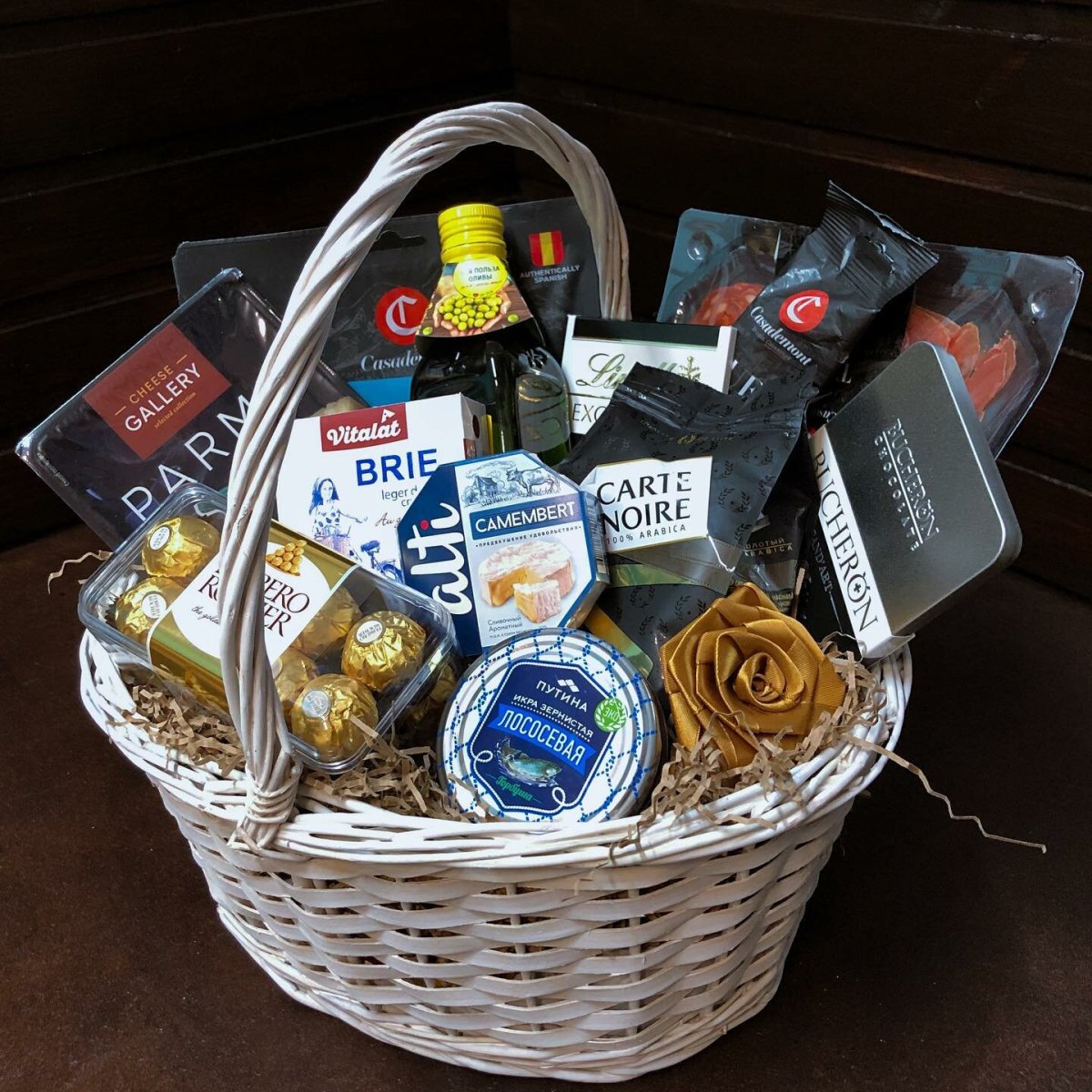 Новогодние продуктовые корзины