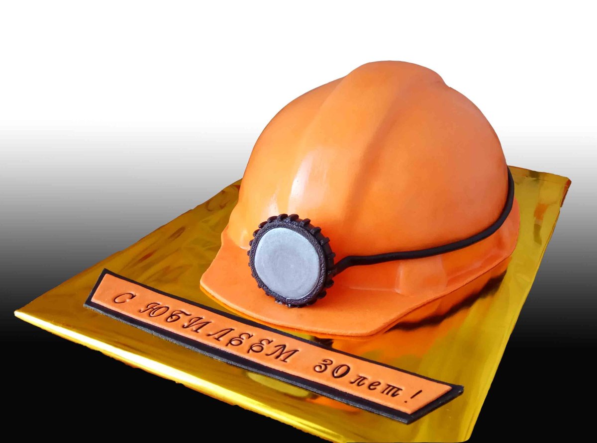 Торт Шахтерская каска