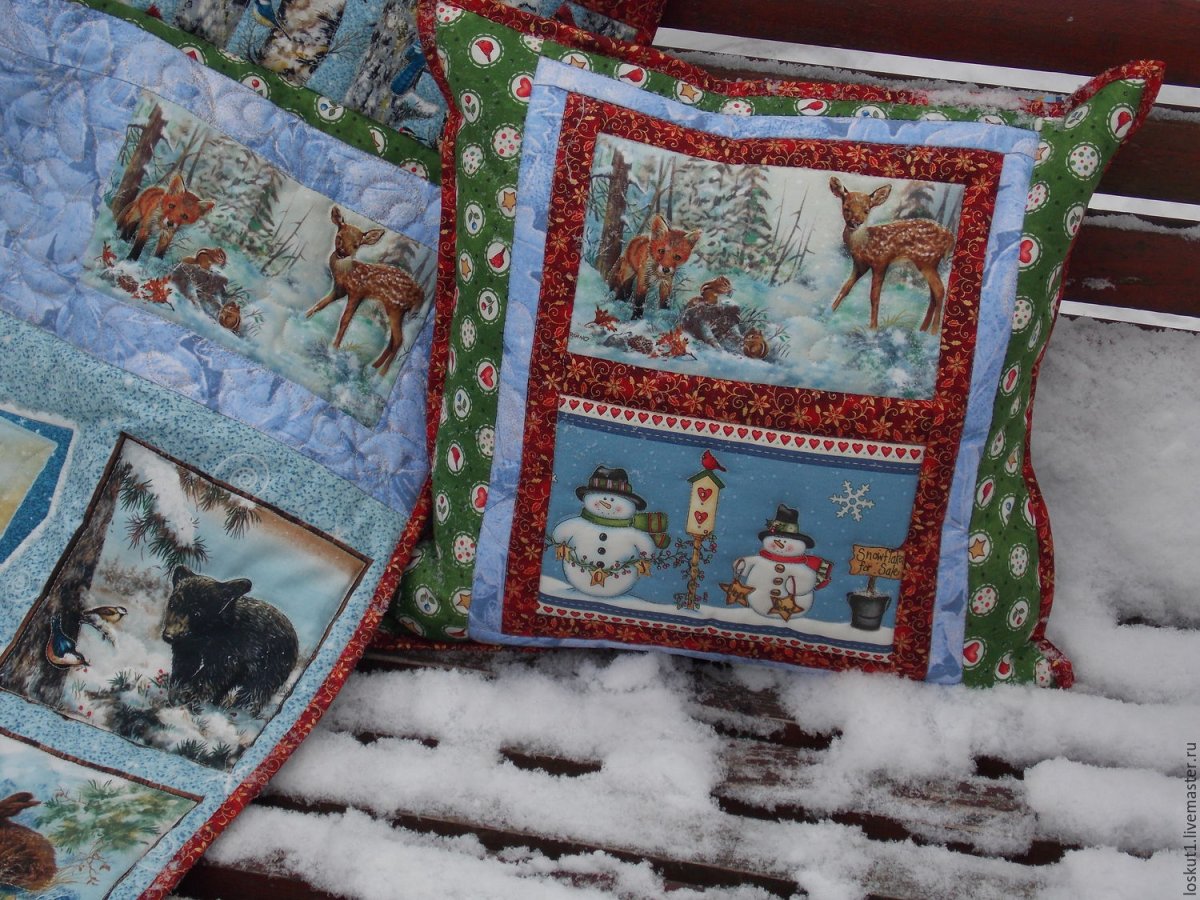 Пэчворк блок подарок