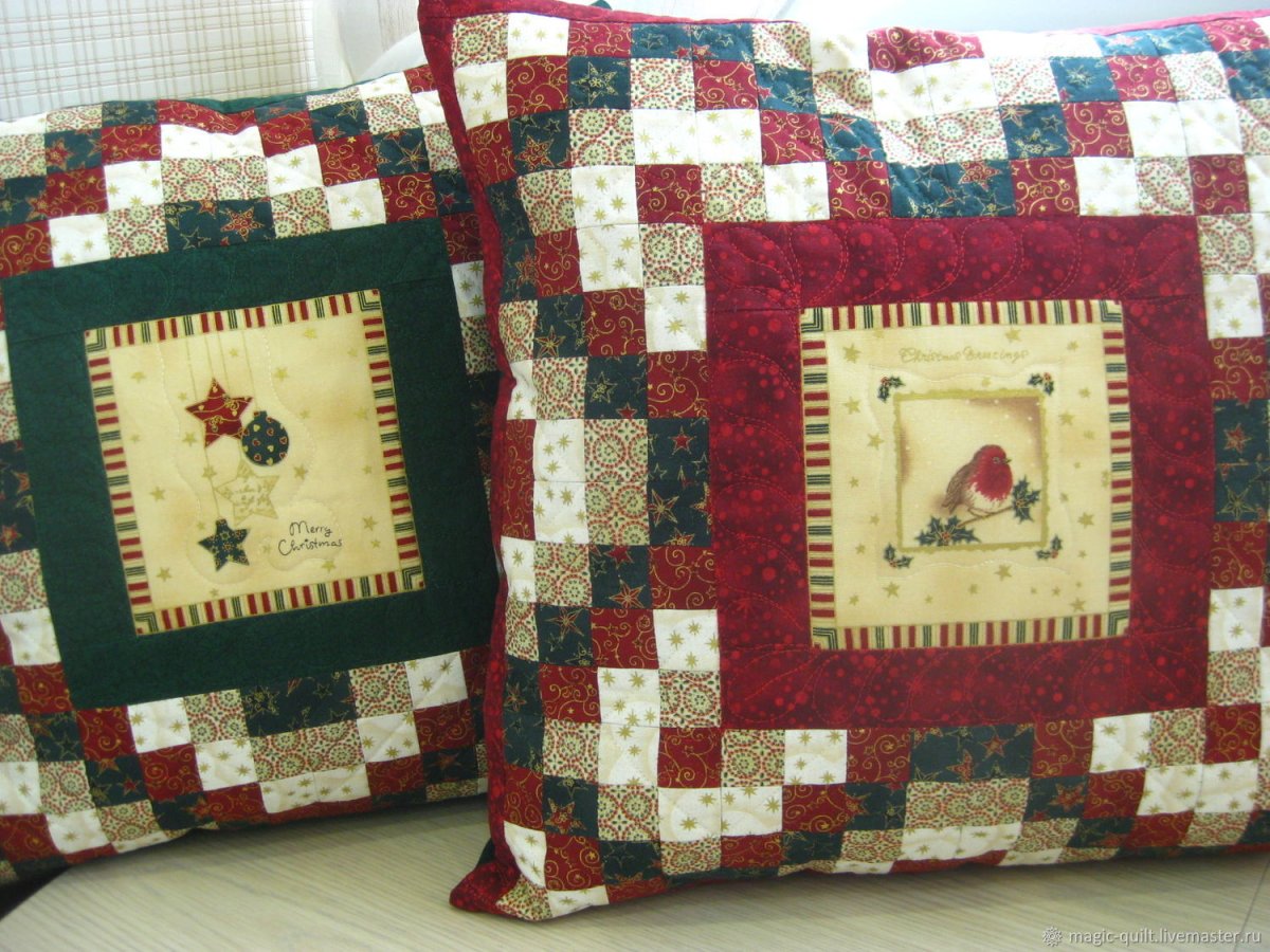 Новогоднее лоскутное шитье