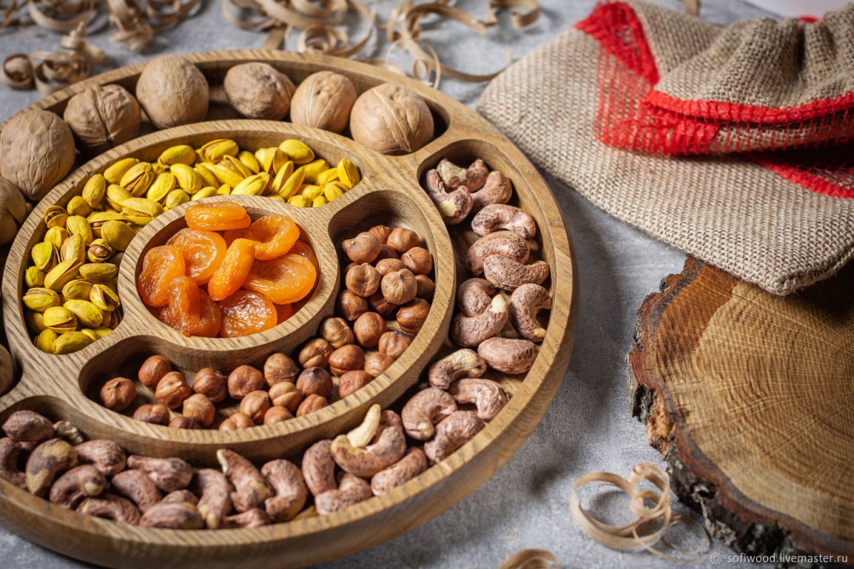 Раздвижная менажница для сухофруктов и конфет Candy Box pattern Rotating