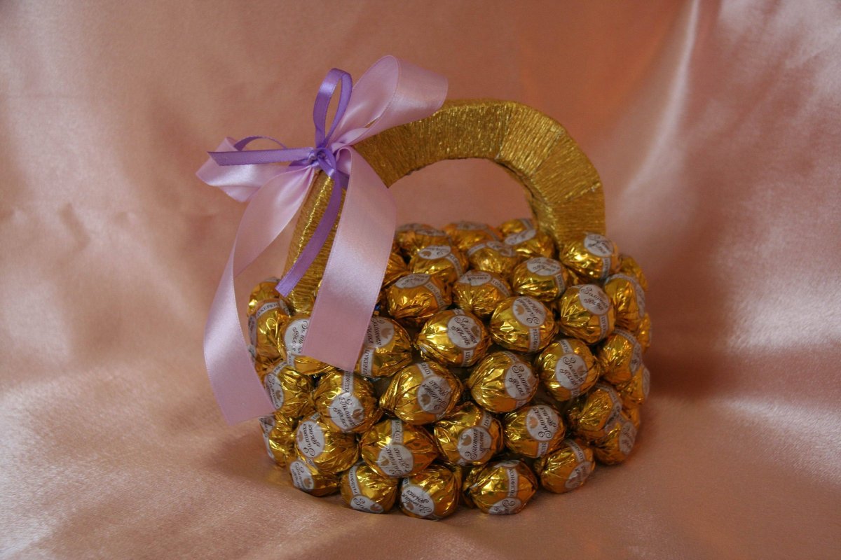 Поделки из конфет своими руками