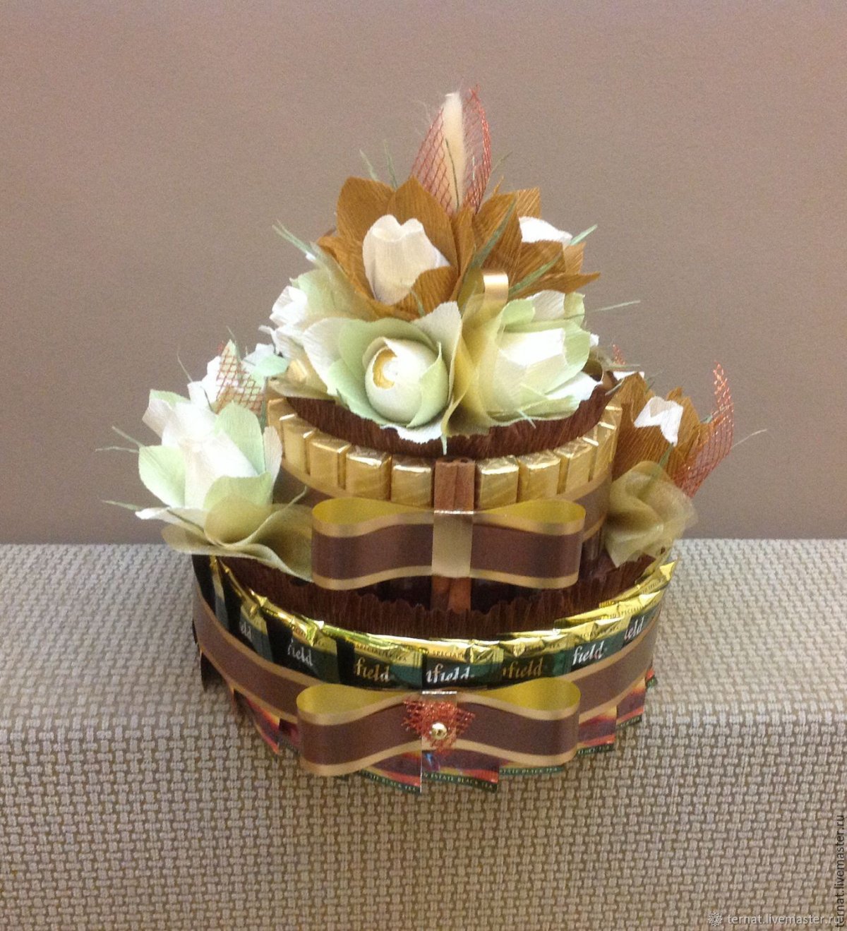 Сладкие композиции из конфет