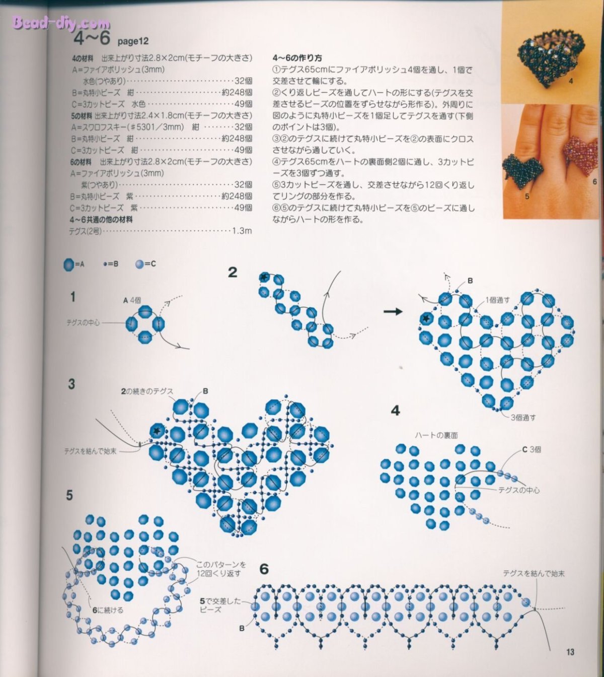 Как плести из бисера кольцо для начинающих