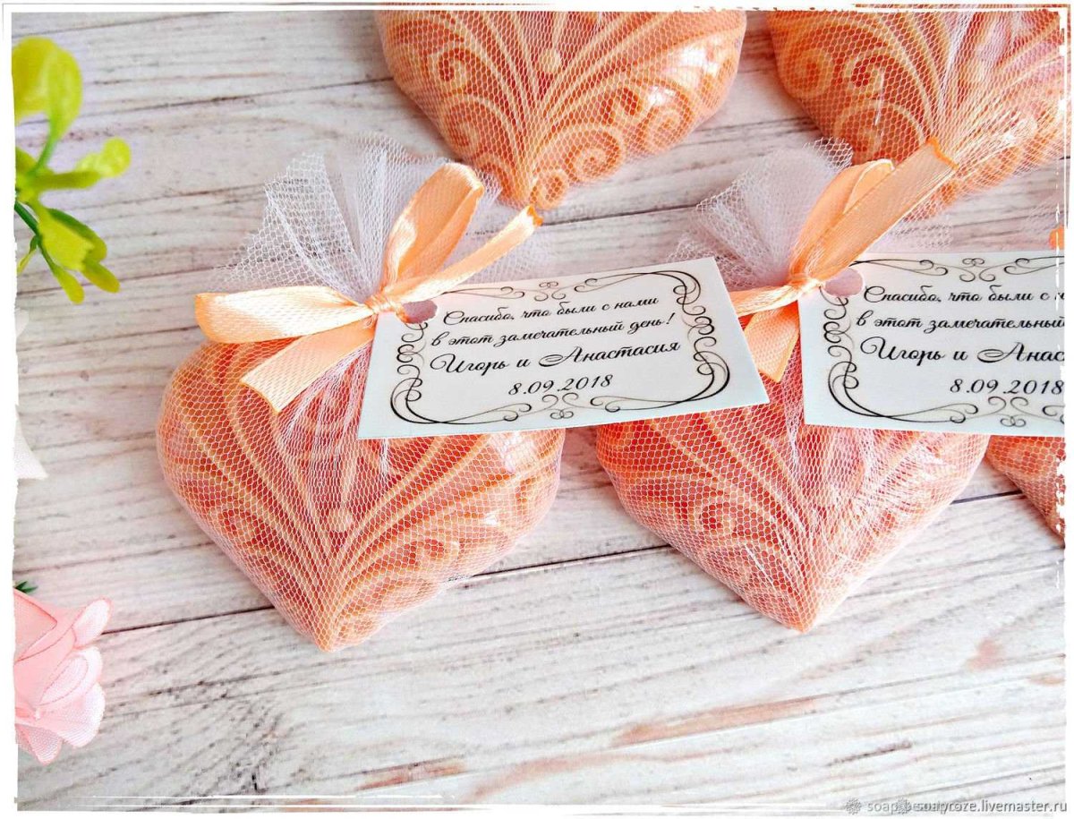 Подарки гостям на свадьбу 2021