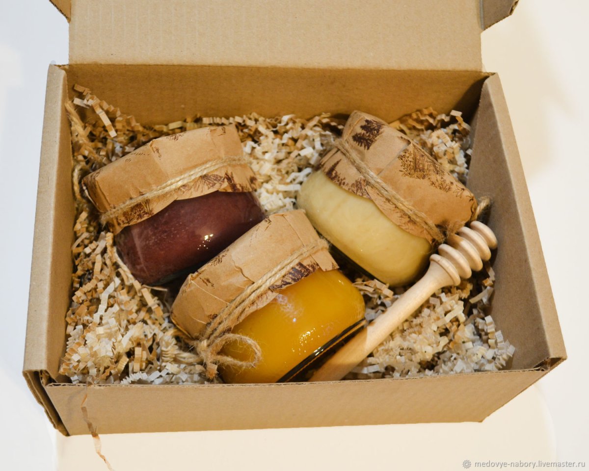 Подарочные коробки с медом