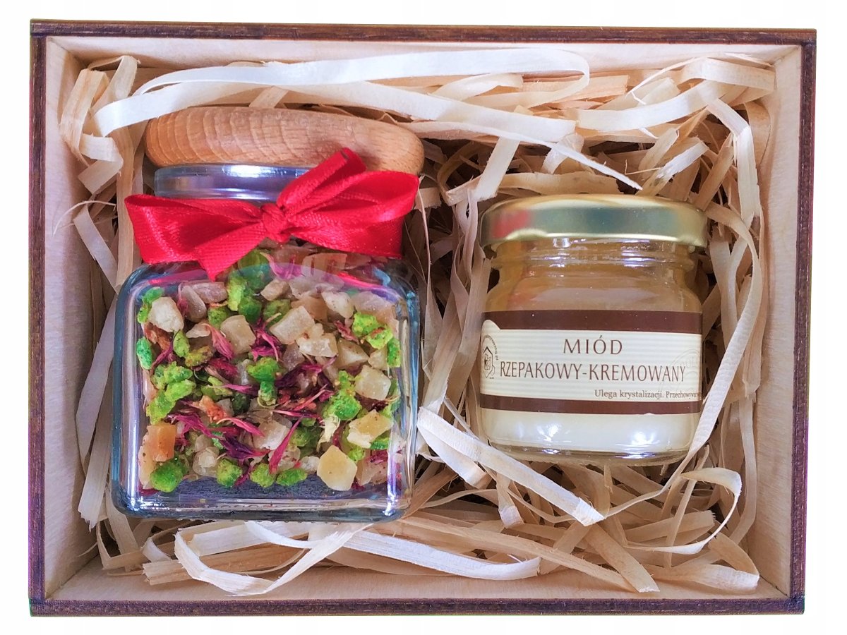 Мед в маленьких баночках набор