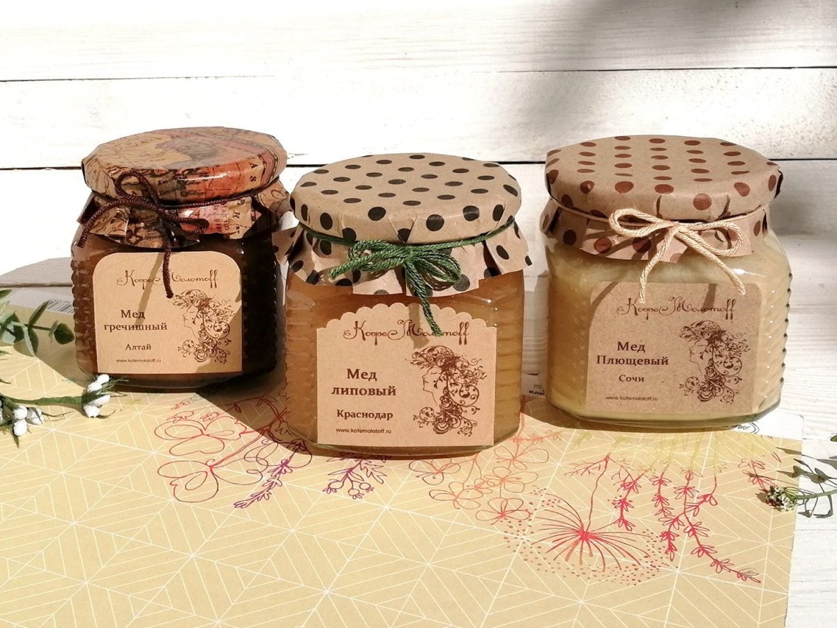 Подарочные наборы с медом и чаем