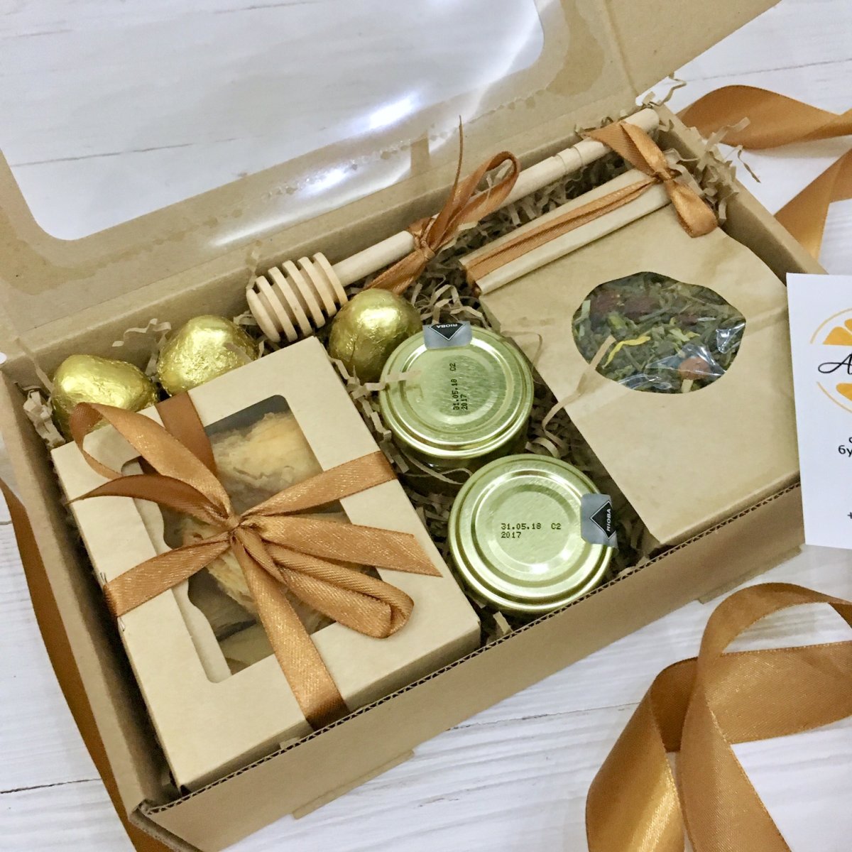 Украшение баночек с медом