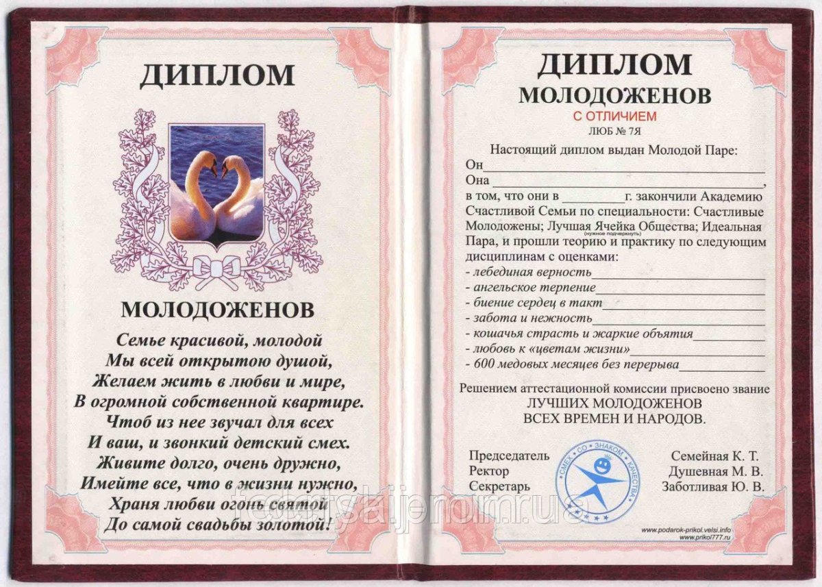 Подарок на свадьбу сберегательная книжка