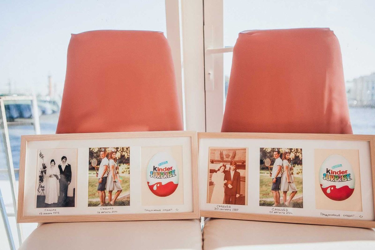 Подарок на свадьбу в коробке