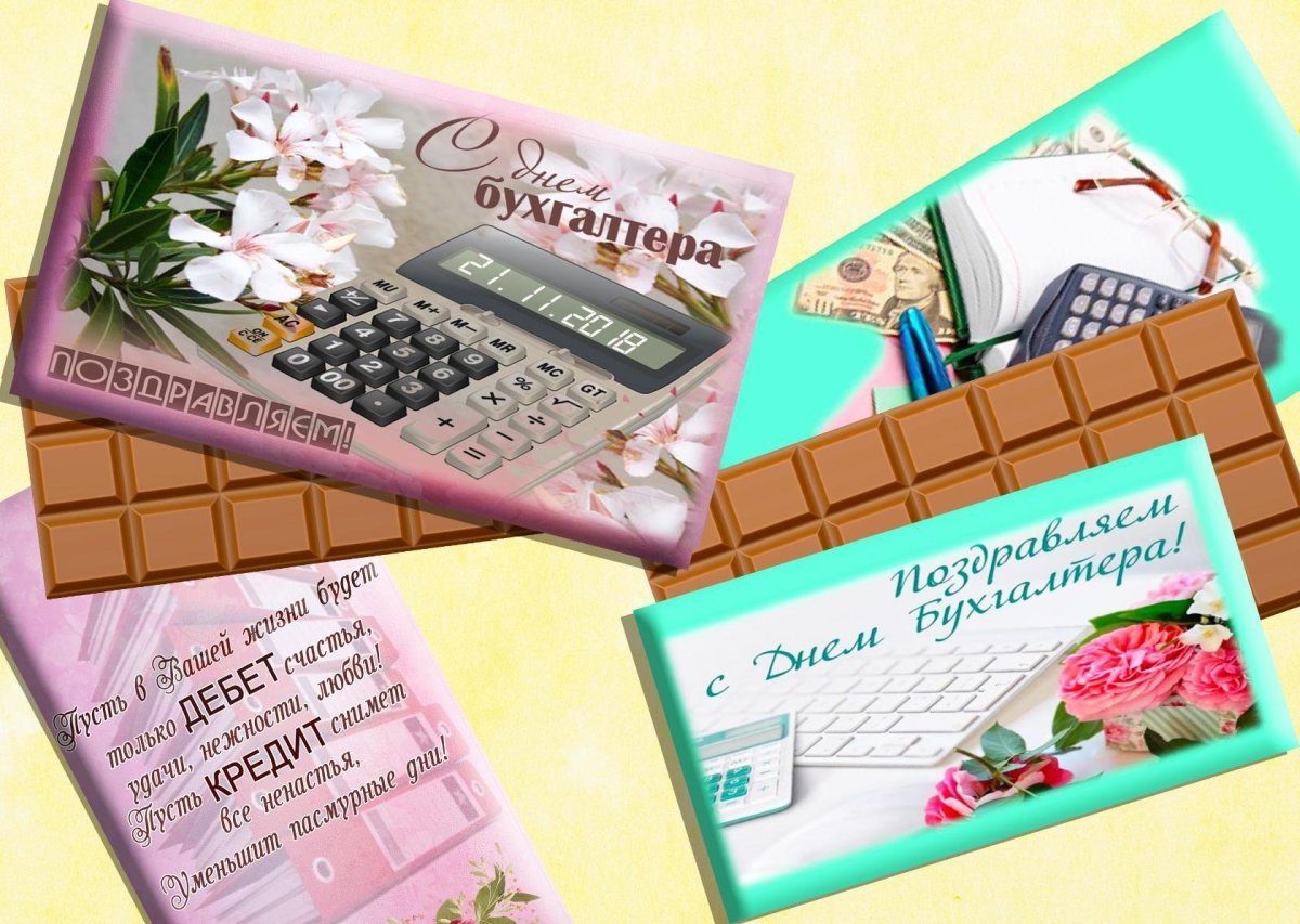 Подарок счеты из конфет