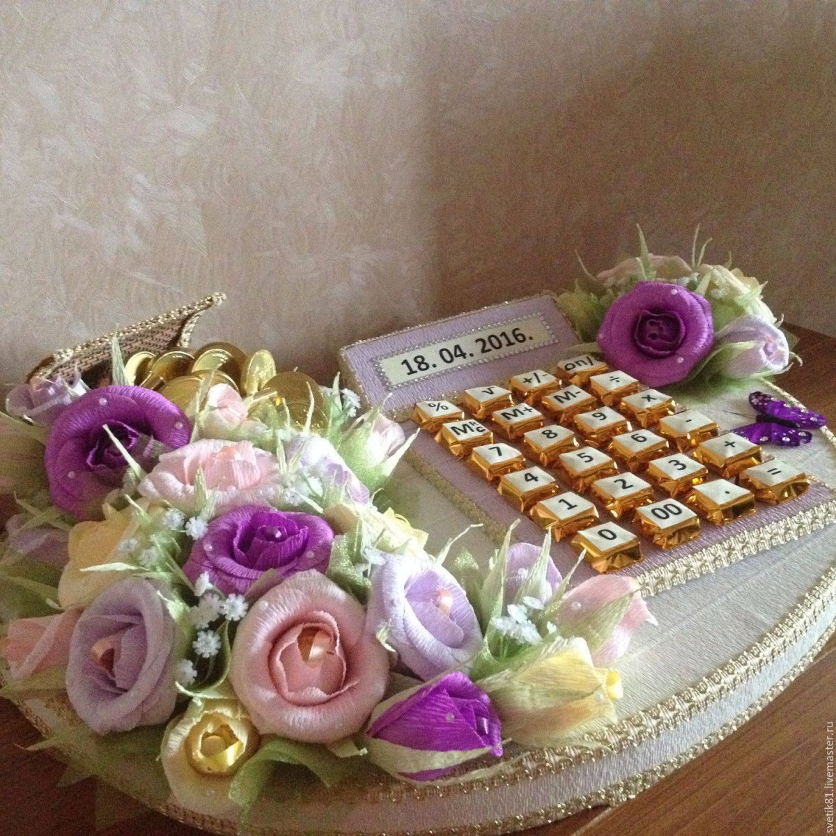 Ноутбук из конфет