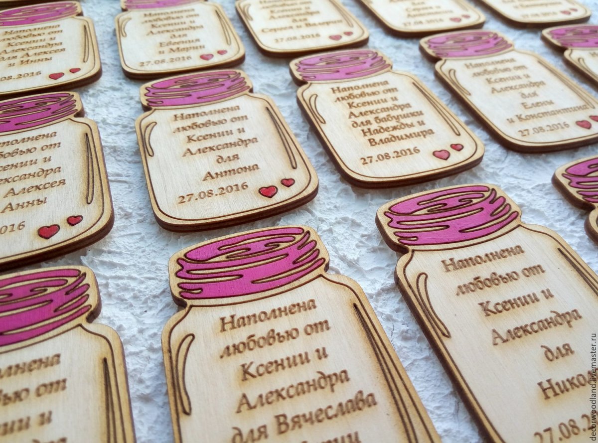 Сувениры для гостей на юбилей