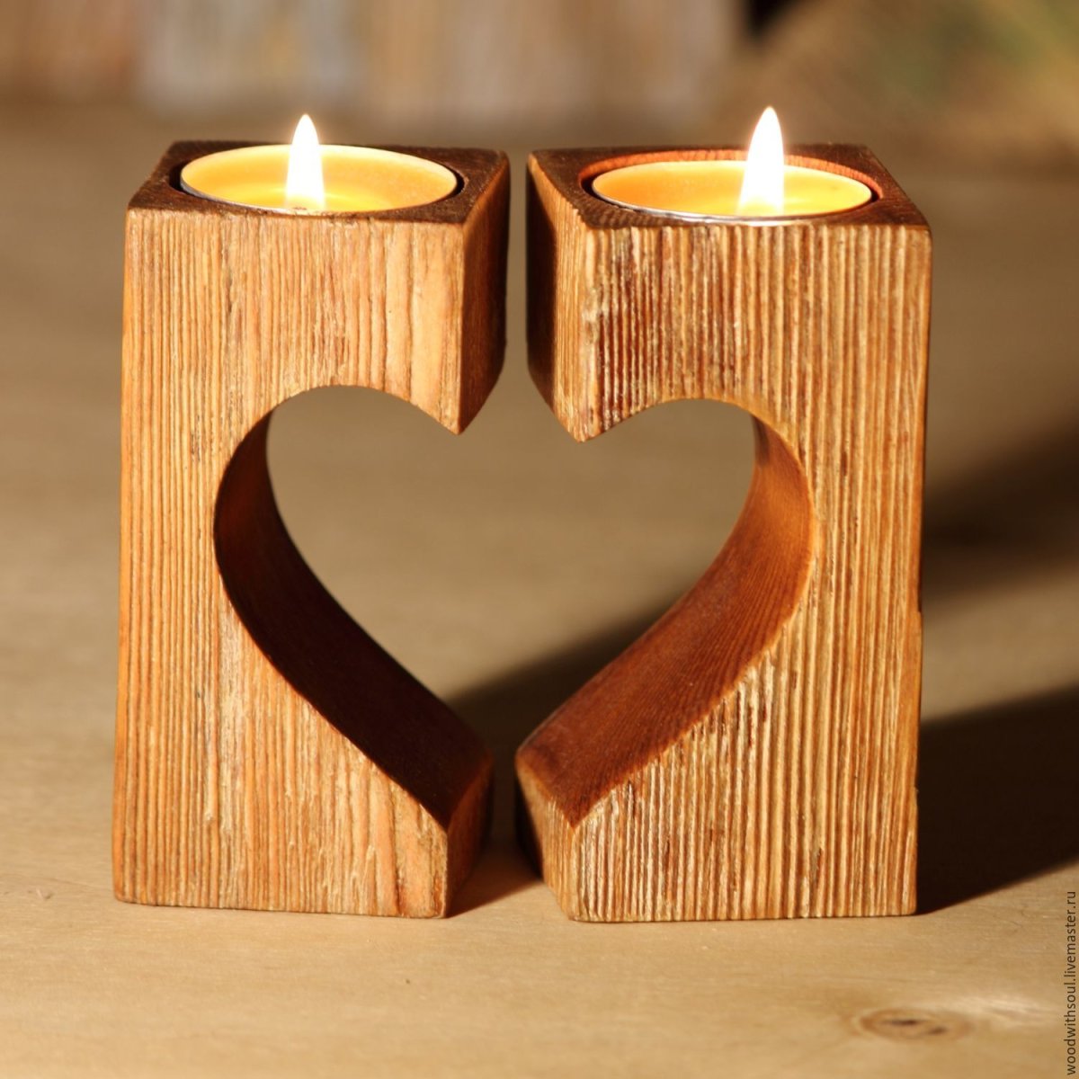 Декор из спилов дерева