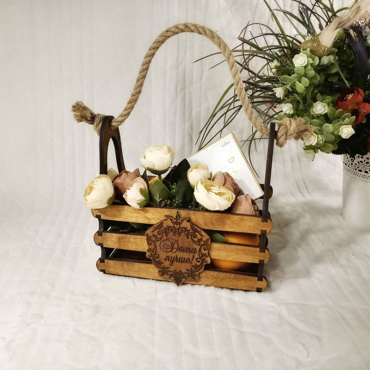 Подсвечник из доски