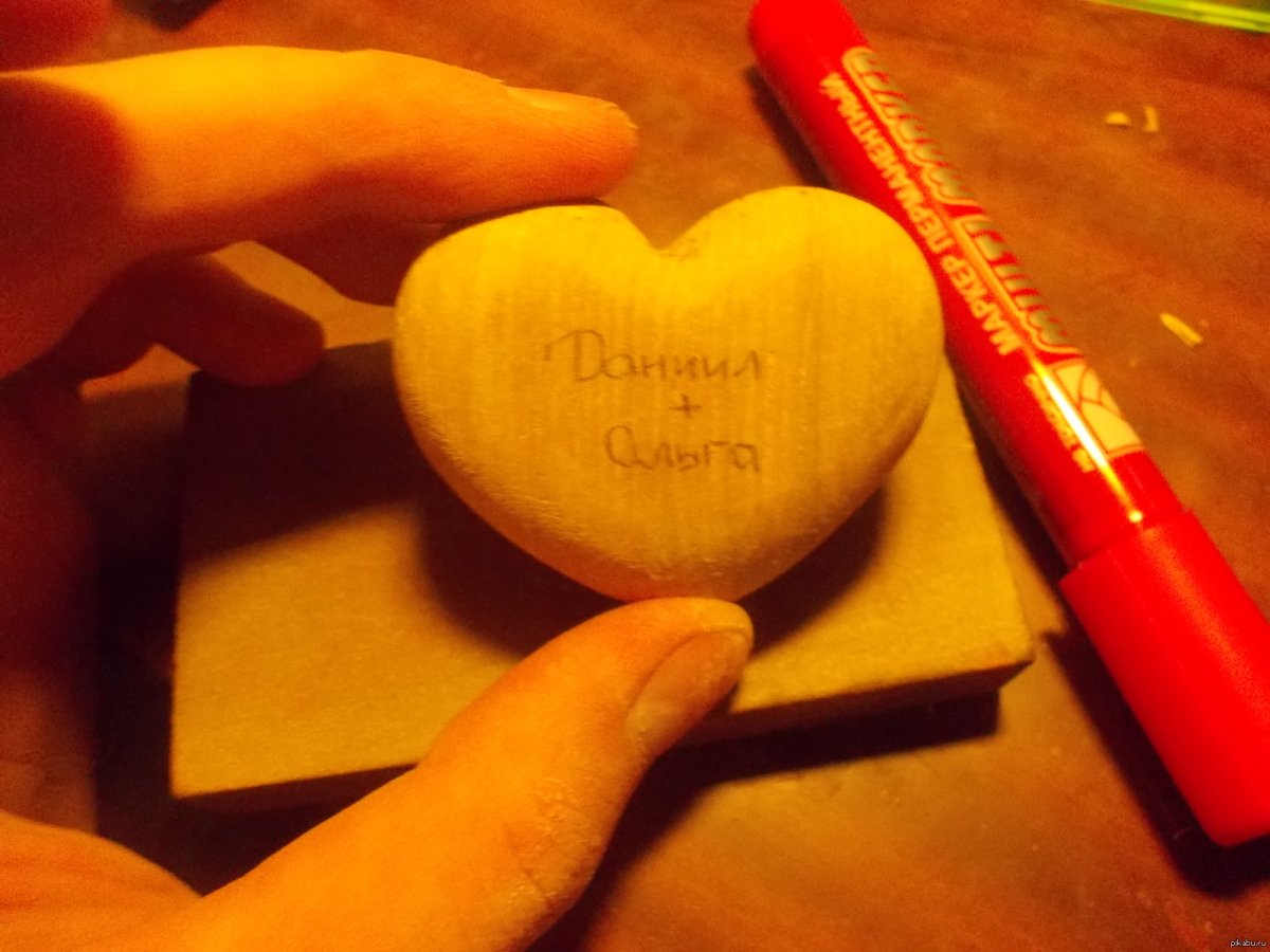 Сердце из дерева