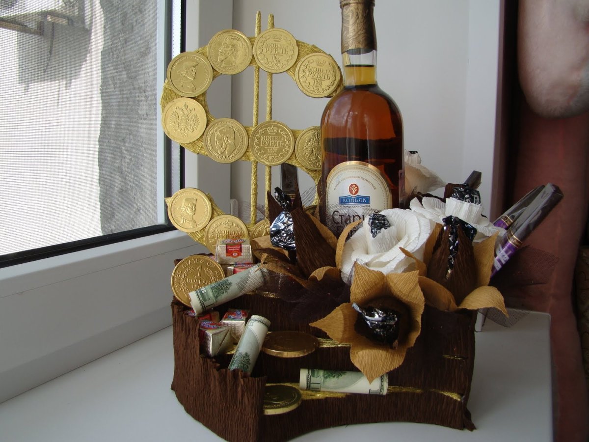 Композиция для мужчины на день рождения