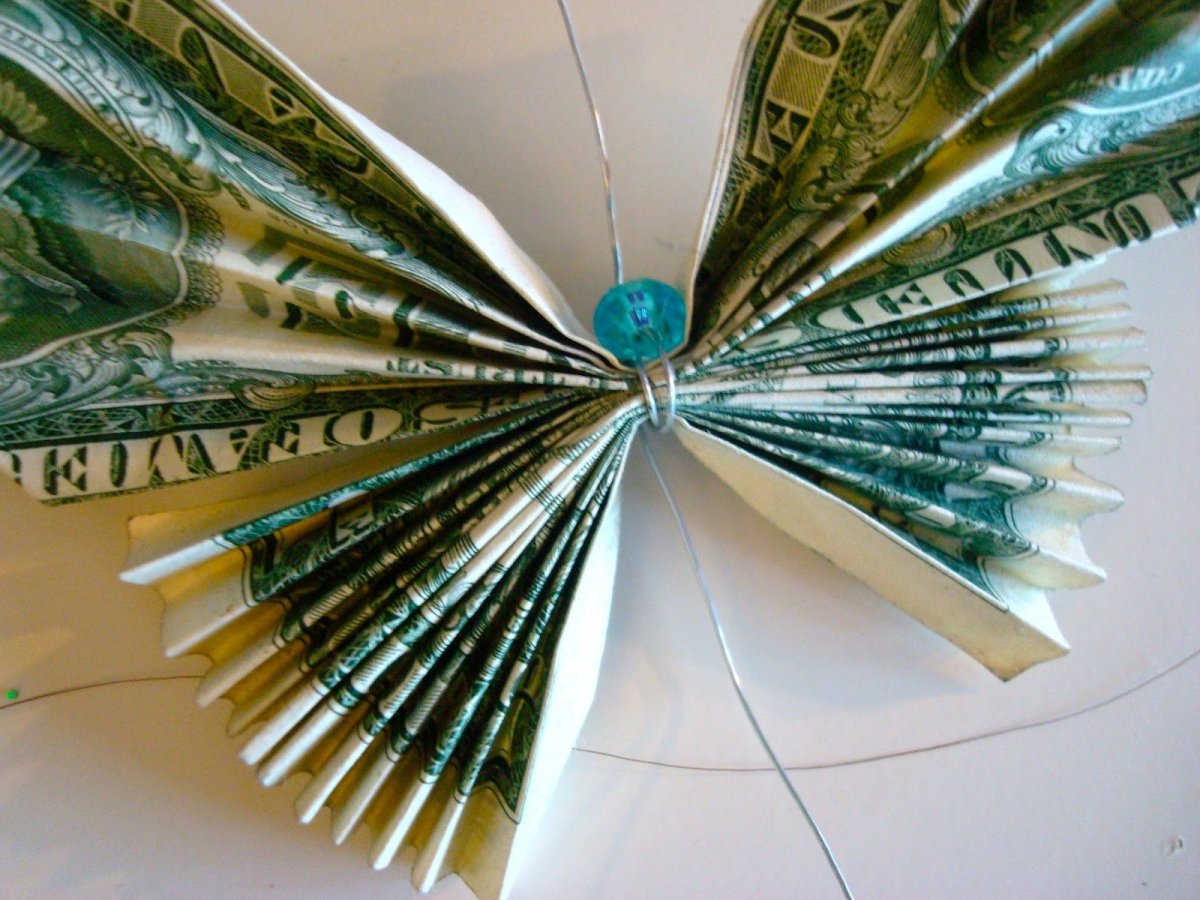 Креативный подарок из денег