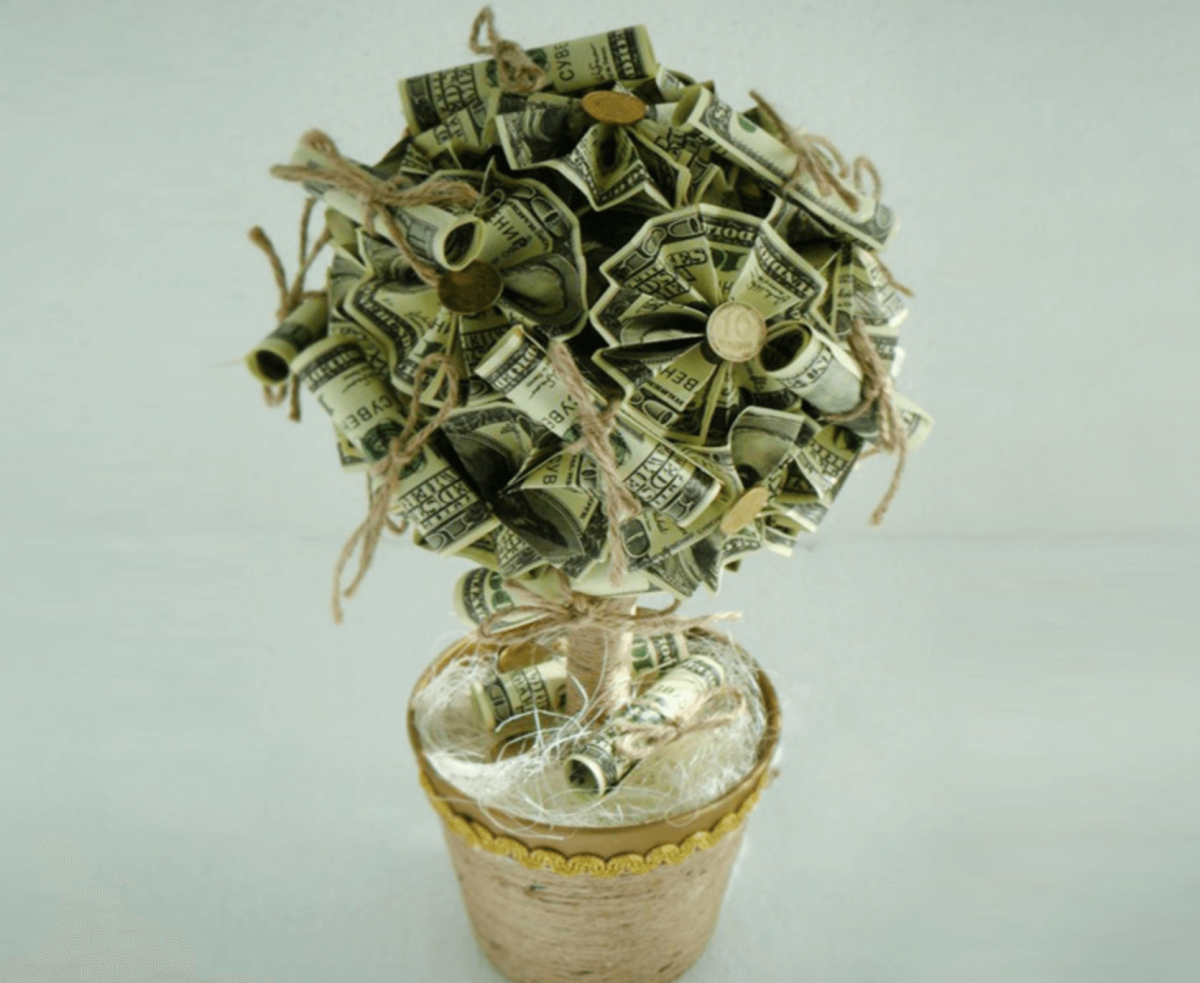 Букет из денег