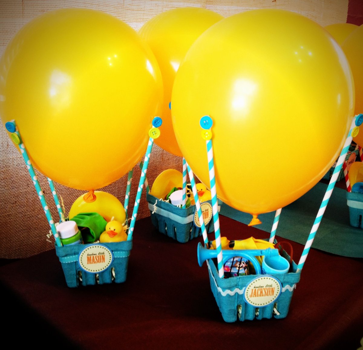 Воздушный шар поделка