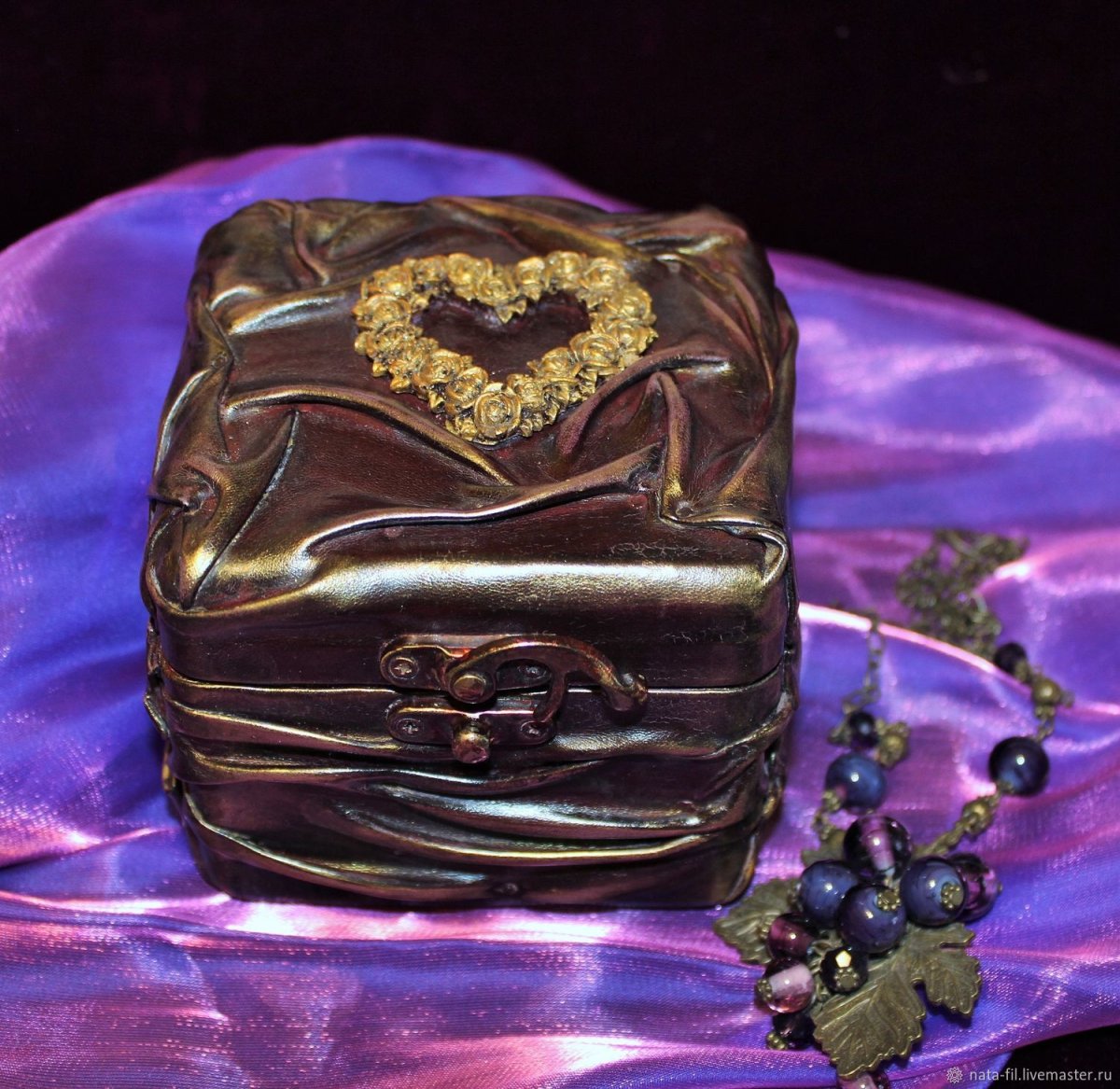 Кожаный конверт на свадьбу