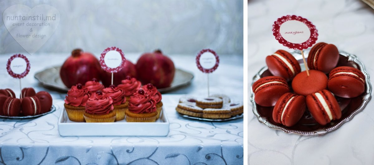 Яблочный декор на стол