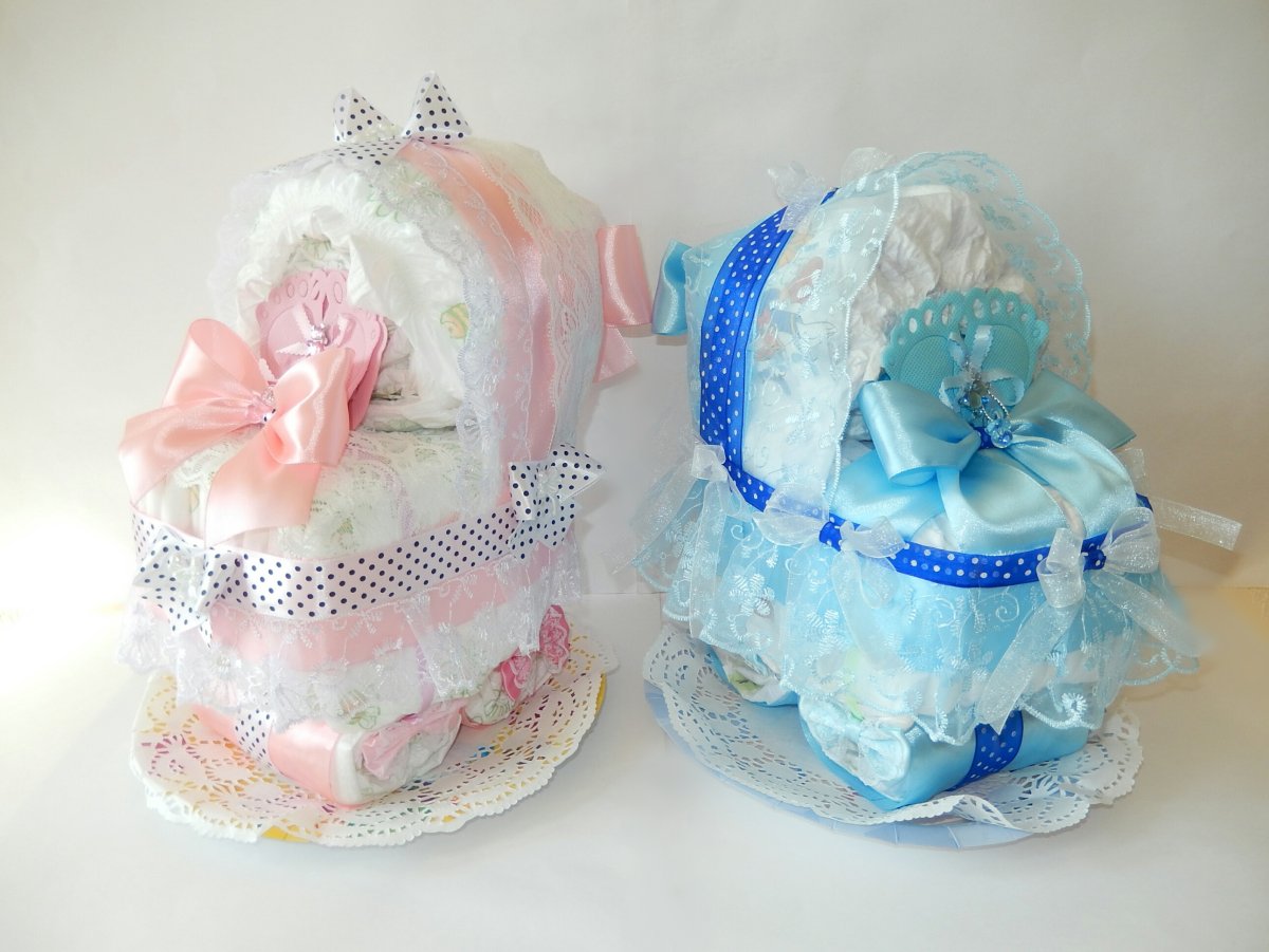 Коляска из памперсов