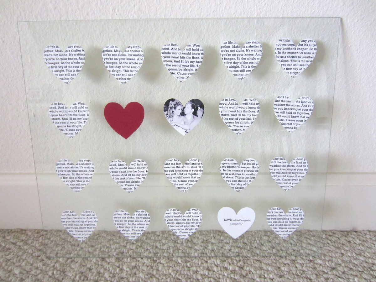 Подарок на годовщину свадьбы своими руками