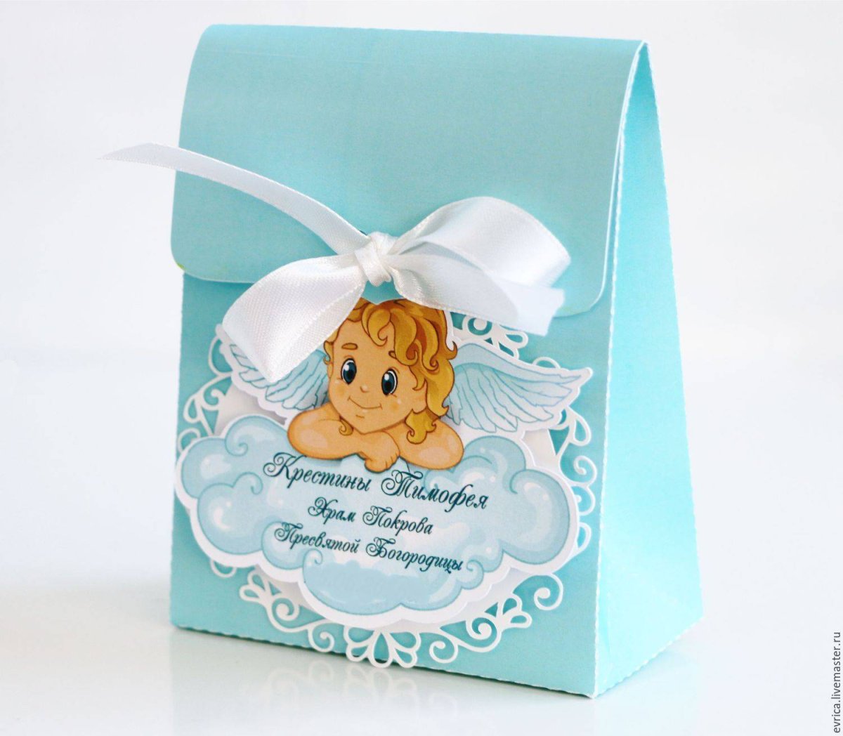 Бонбоньерки для крестин мальчика