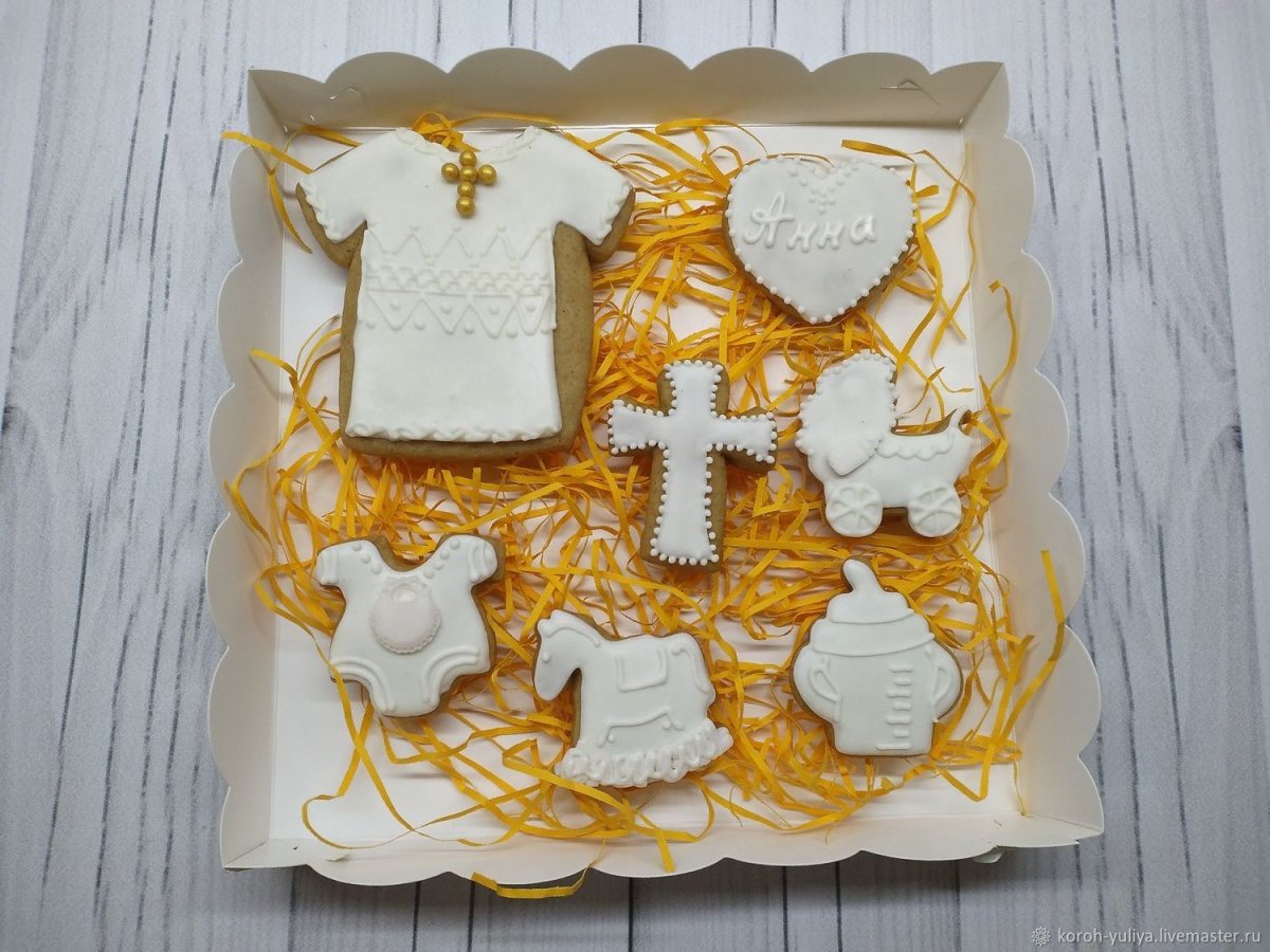 Набор пряников на крестины