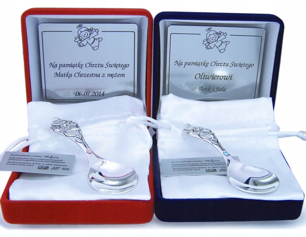Подарок на крестины ложка