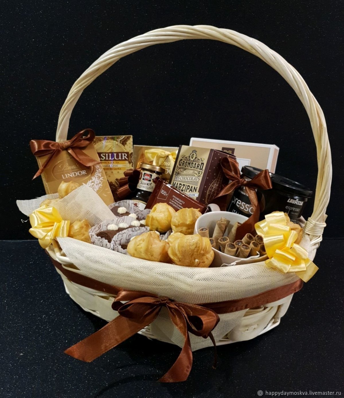 Корзина из конфет