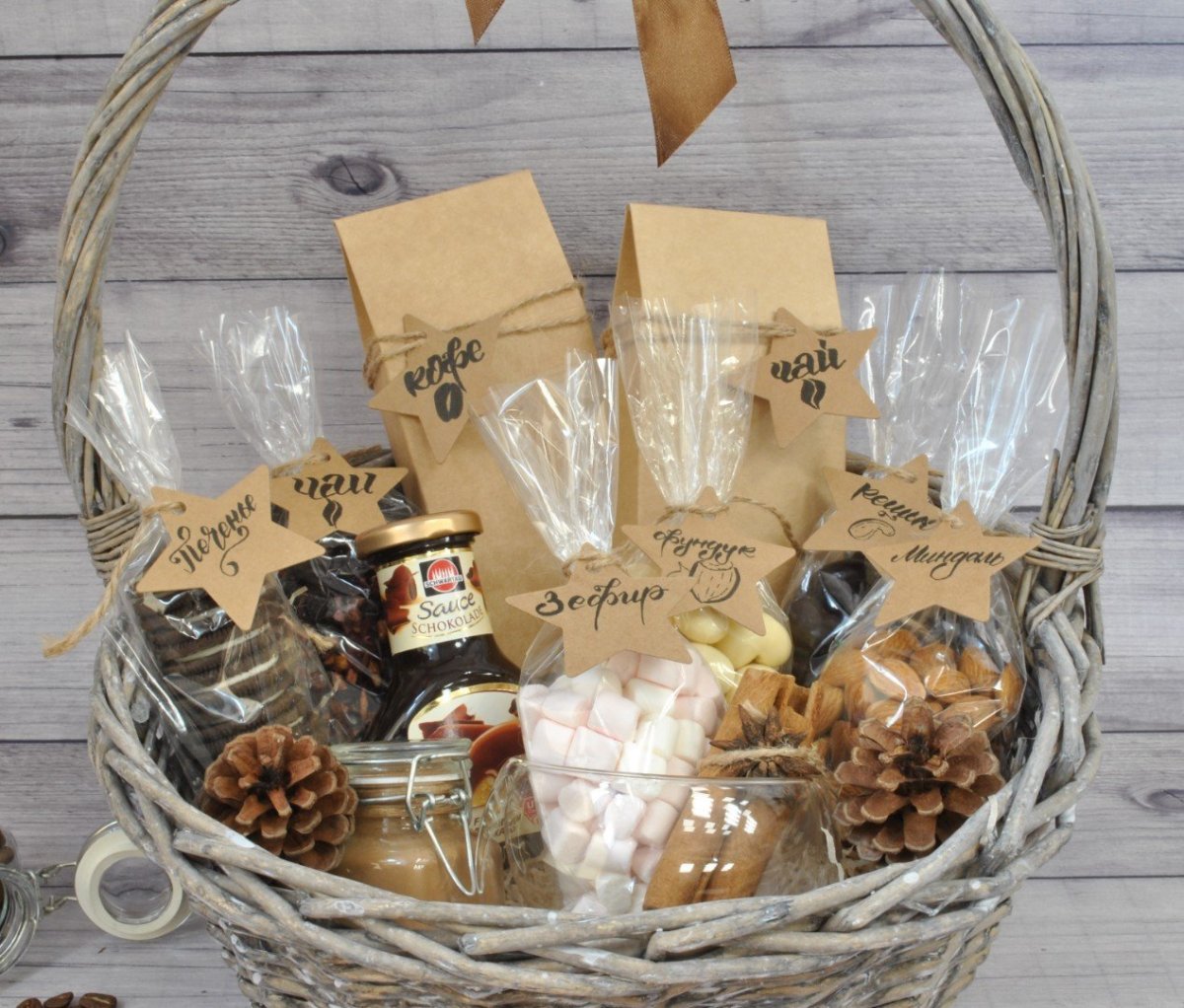 Подарочная корзина "чайная"