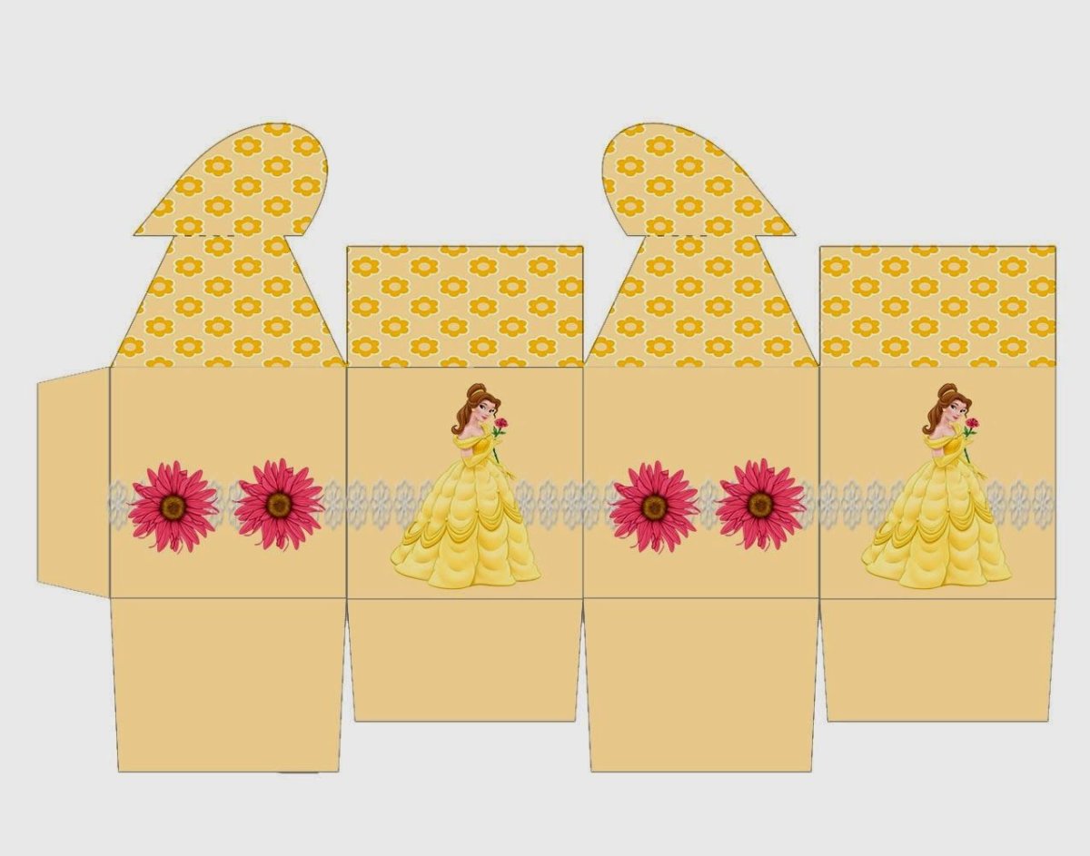 Распечатка коробки для конфет