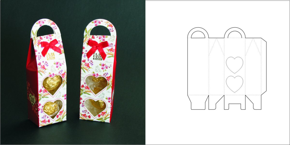 Шаблон шокобоксов к Пасхе