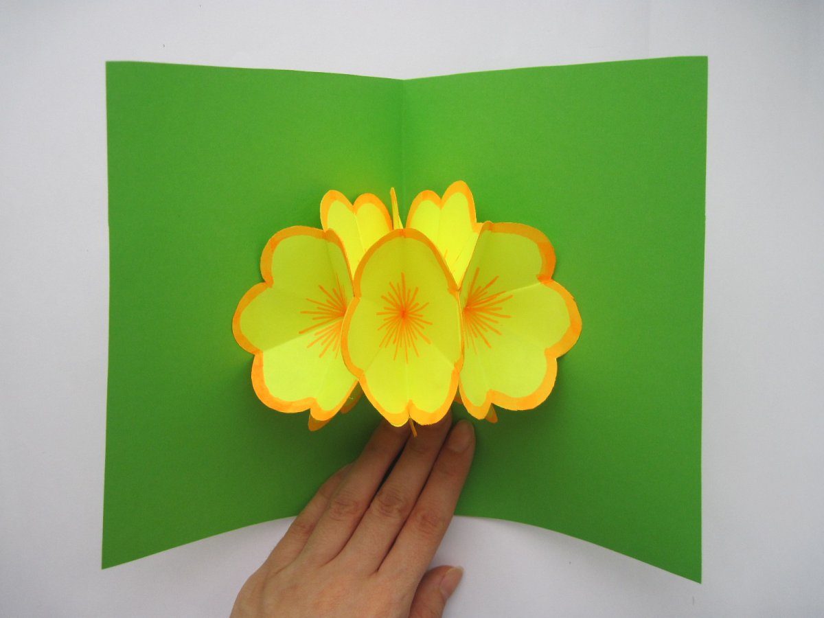 Открытка своими руками детская