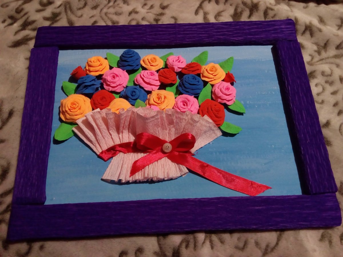 Открытка для мамы своими руками