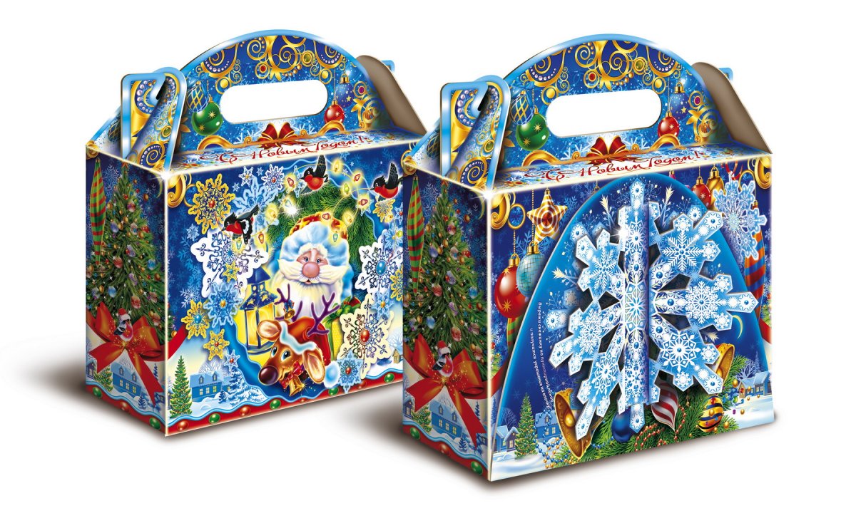 Украсить новогодний подарок