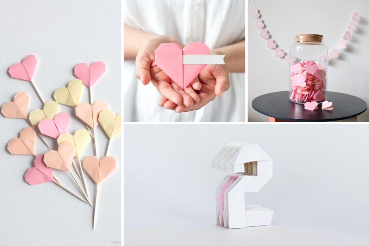 К бумажной свадьбе своими руками