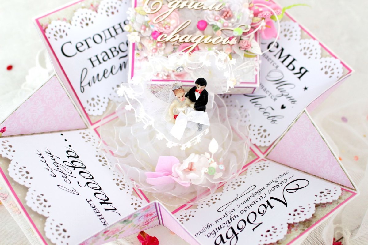 Коробочки для подарков с бечевкой