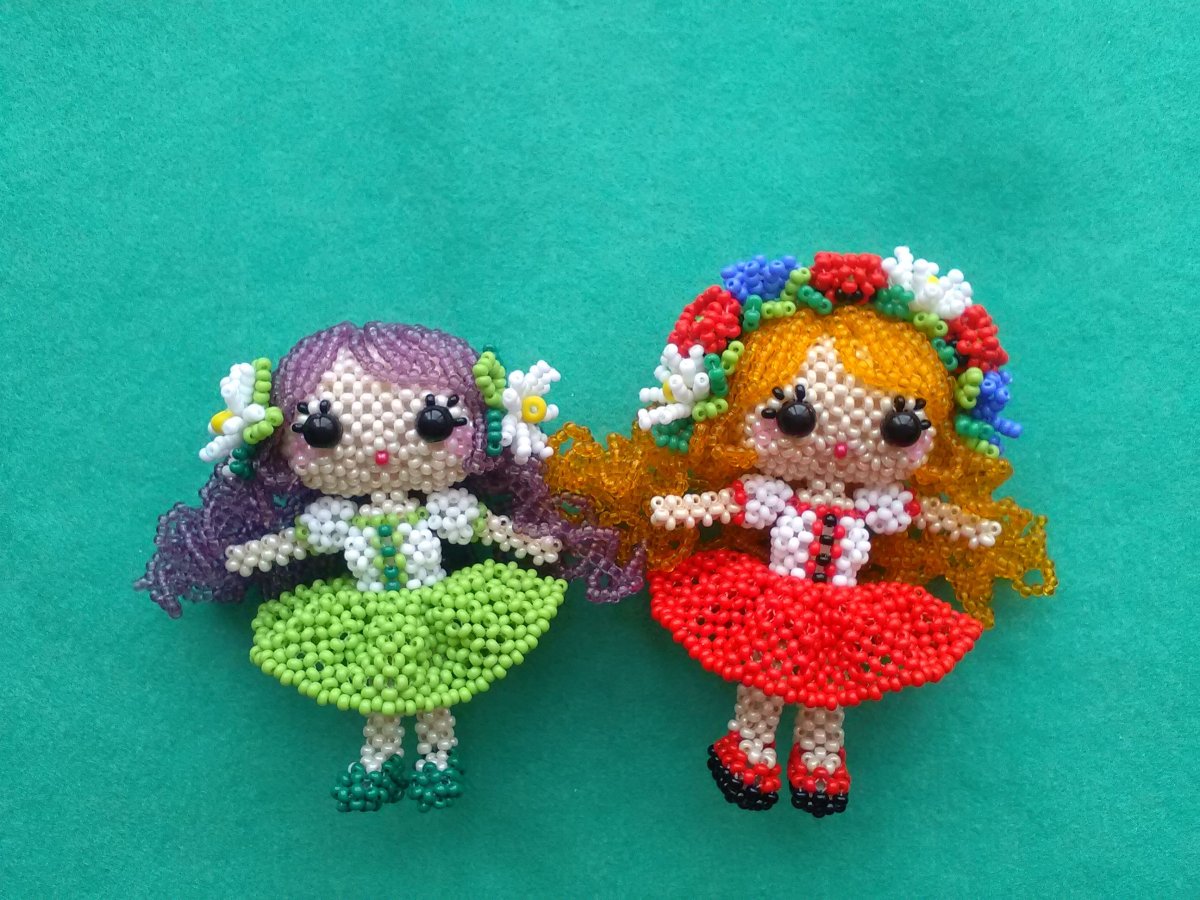 Куклы из бисера