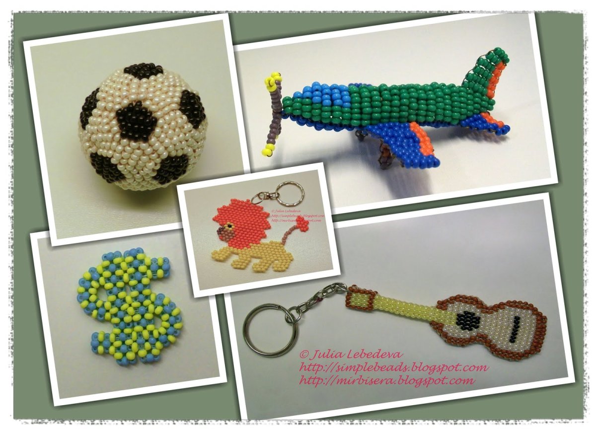 Брелки знаки зодиака из бисера