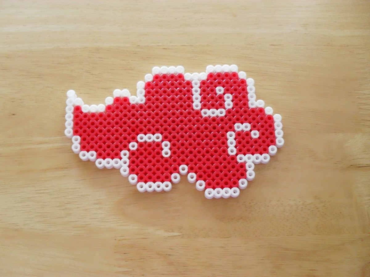 Брошь бокал из бисера