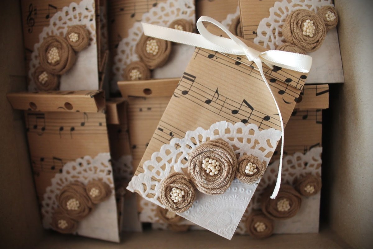 Подарочный пакет своими руками