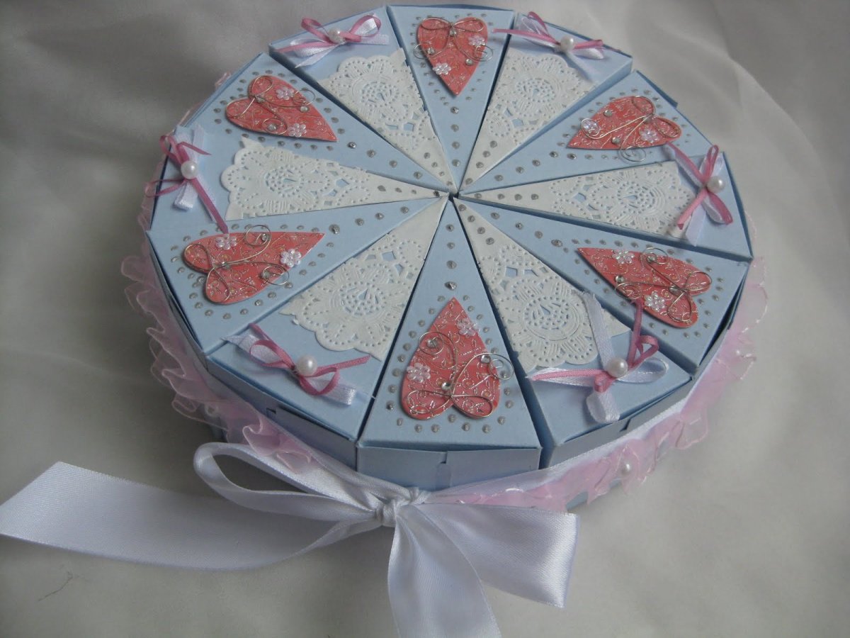 Бумажный торт